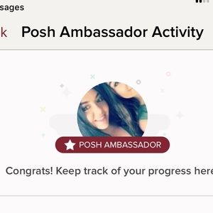 Posh ambassador!